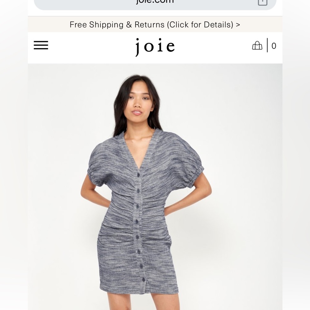 Joie Button Down Dress